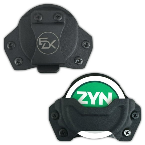 Funda con clip Tharos Distribution para Zyn Cans, color negro