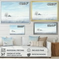 thumbnail image 4 of Designart "Minimalistic Winter Views" Winter Landscape Floater Framed Wall Art Prints, 4 of 5