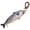 Pacific saury, variant on Slccxzc Realistic Fish Plush Keychain, Soft Stuffed Marine Animal Bag Charm for Keys Bags