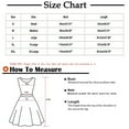 thumbnail image 7 of yillto Women's Summer Dress Puff Short Sleeve V Neck Ruffle Hem Loose Flowy Elegant Mini Dresses, 7 of 7
