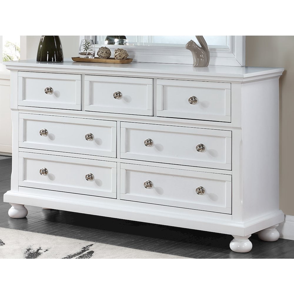 Glory Furniture Meade Dresser in White Color