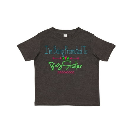 

Inktastic I m Being Promoted to Big Sister Gift Toddler Toddler Girl T-Shirt