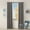 Gray, variant on Zuri Room Darkening Noise Reducing Metallic Wave Blackout Curtain Set Sea Foam / 52"x108"