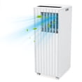 thumbnail image 1 of 8,000 BTU Portable AC - Cools 350 Sq.Ft, 3-In-1 (Cool/Dry/Fan), Remote, 52dB Quiet, LED Display, Sleep Mode, 24H Timer, Easy Install Kit for Bedroom, Office, Dorm, 1 of 7