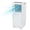 White, variant on 8,000 BTU Portable AC - Cools 350 Sq.Ft, 3-In-1 (Cool/Dry/Fan), Remote, 52dB Quiet, LED Display, Sleep Mode, 24H Timer, Easy Install Kit for Bedroom, Office, Dorm