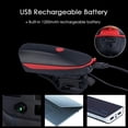 thumbnail image 3 of DEBGFS Ultra Bright USB Rechargeable Bike Light Set,Powerful Bicycle Front Headlight and Back Taillight,Easy to Install for Night Riding Fits All Bicycles,Mountain,Road or Camping, 3 of 6