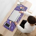 thumbnail image 3 of Purple Bottom Orange Lines&nbsp;pad Mousewaterproofno Slip&nbsp;Line Series for Office Home Work GamingmousepadRubber Base Mousepad with Stitched Edges 31.5x11.8inches, 3 of 7