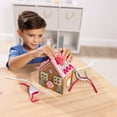 thumbnail image 4 of Melissa & Doug Pink Wooden Gingerbread House Reusable, Mess-Free Play Set Activity for Boys and Girls, 4 of 10