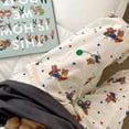 thumbnail image 1 of Pantalones de pijama para caminar de Hello Kitty para mujer, primavera y otoño, nuevos pantalones casuales holgados de estilo japonés para estudiantes, ropa exterior de verano, 1 of 5