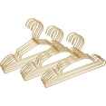 thumbnail image 3 of Premium Clothes Hangers Metal Gold Coat Hangers Non Slip Hook Laundry Wire Suits Shirt Hangers Save Space Closet Storage Pants Hanger 30Pack, 3 of 4