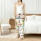 thumbnail image 4 of Balery Hello Summer Pantalones de pijama para mujer, pijamas ultraligeros, pantalones de estar por casa-Small, 4 of 6