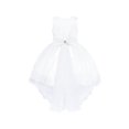 thumbnail image 5 of Flower Girl Dress Lace Hi-low Skirt Off White Wedding Pageant 8 Years, 5 of 8