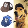 thumbnail image 1 of Sombrero para perro, sombrero para el sol para perro, gorra de béisbol para perro, gorra deportiva, sombrero para exteriores, protección solar, sombrero para perro con orificios para los oídos, transp, 1 of 3