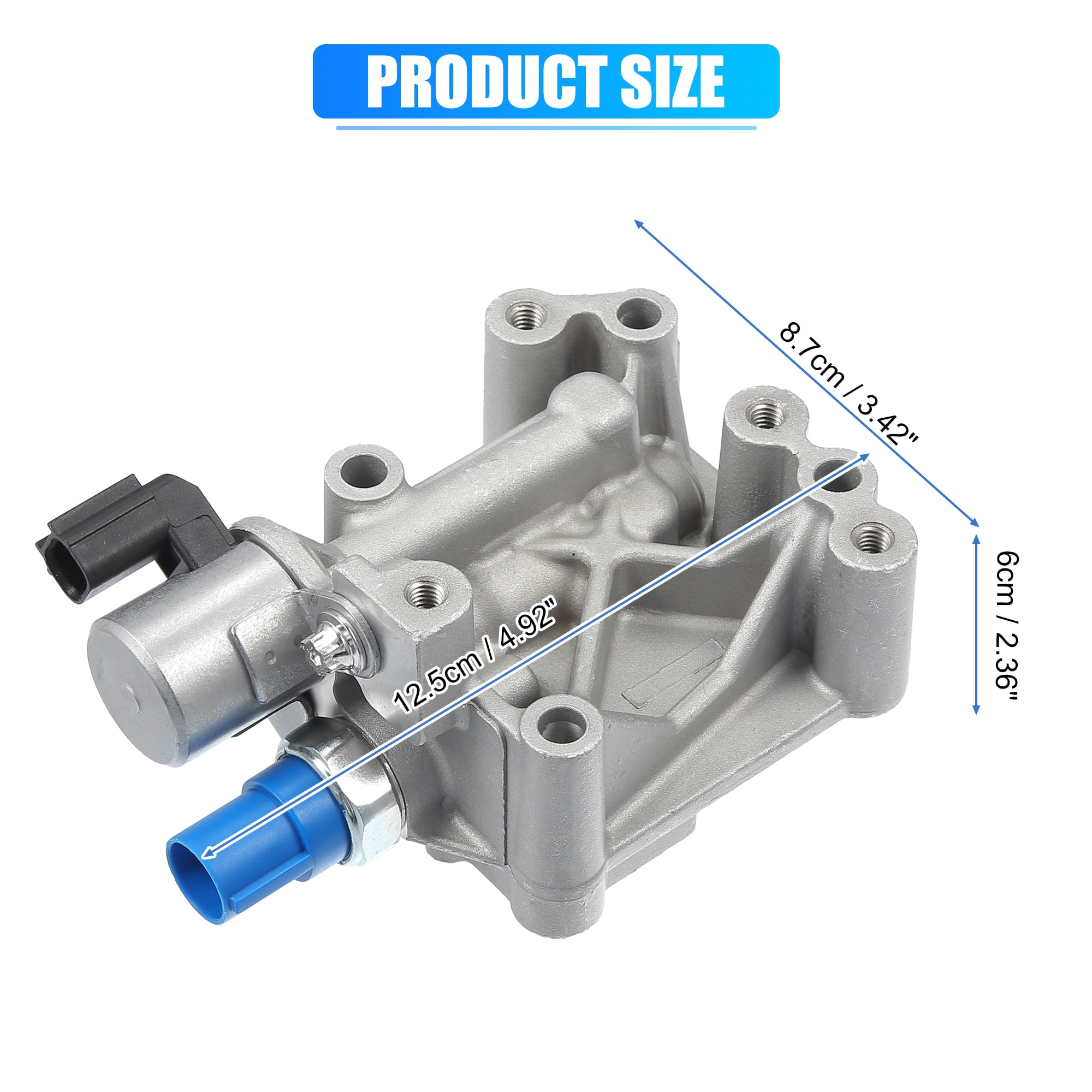 Engine Variable Valve Timing VVT Solenoid with Sensor Fit for Honda Accord L4 2.4L 2008-2012