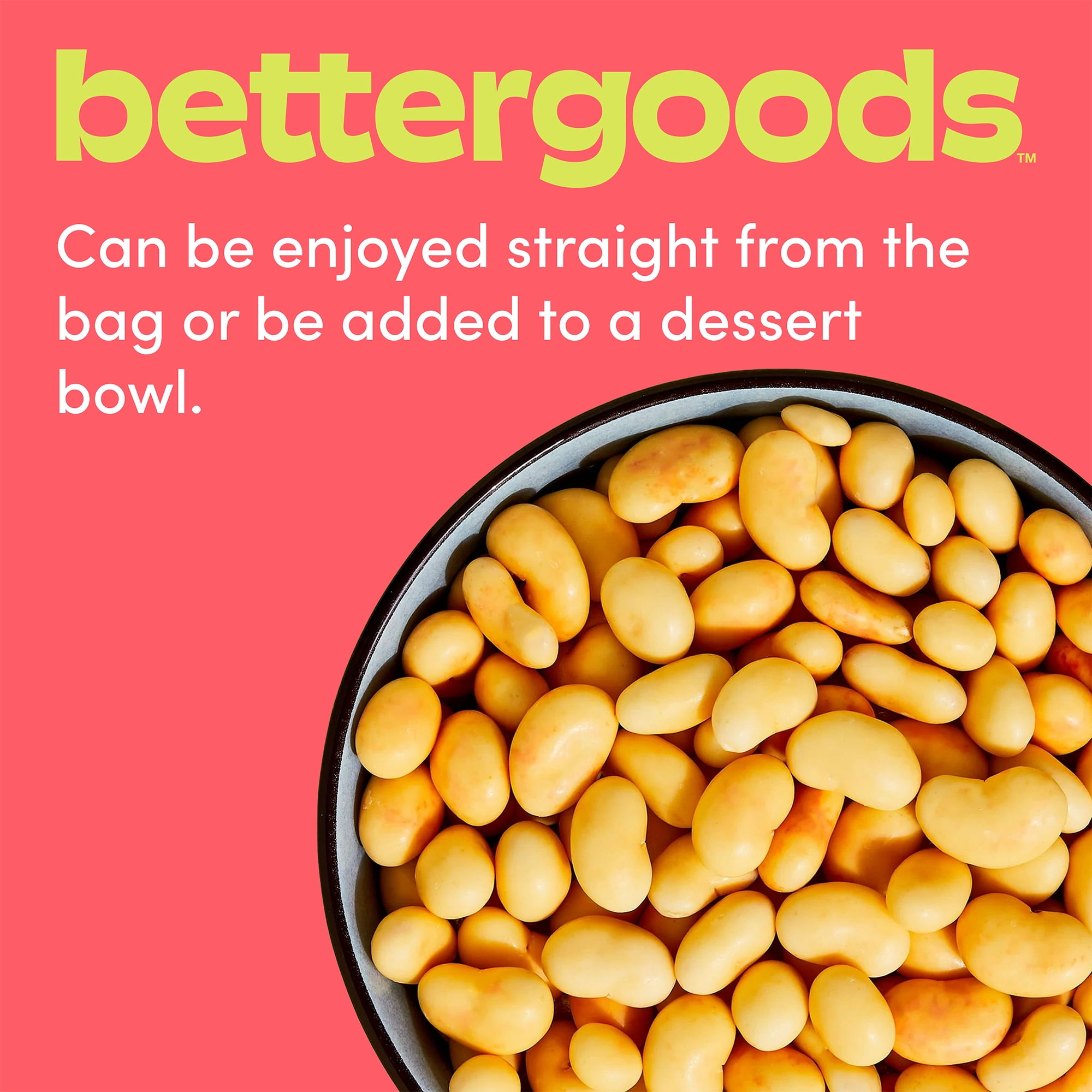 bettergoods Peach Flavored Yogurt Covered Cashews with Real Cashews, 9.5 oz