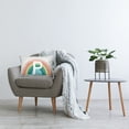 thumbnail image 3 of Stupell Industries Rainbow Initial P Decorative Printed Throw Pillow, 14 x 20, 3 of 5