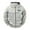 Gray, variant on Mens Hooded Jackets Stand Collar Full Zip Drawstring Print Outwear Casual Sports Stylish Outwear With Multi Pockets (XL, White)