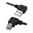 thumbnail image 2 of Xiwai Right Angled USB 2.0 A Male - B Male Printer Scanner 90 Degree Cable 50cm 100cm, 2 of 7