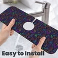 thumbnail image 6 of Vsdgher Chemistry Science Kitchen Sink Splash Guard Faucet Mat -1 PC Super Absorbent Fast Drying Mat Sink Gadgets-Splash, Bathroom,Sink Mat,(15" X 5.5" ), 6 of 7