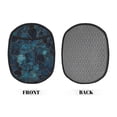 thumbnail image 3 of Multi-Functional Oven Silicone Pot Pad 7.5×9.4in Anti-Slip Heat-Insulating Pad Baking Gloves Heat-Resistant Cotton Layer 2pcs Animal Skin Print Style Darkturquoise_2, 3 of 7
