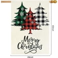 thumbnail image 4 of Merry Christmas Garden Flags 12x18 Double Sided Christmas Tree Yard Flag Burlap Farmhouse Welcome Decorative Flags for Outside Outdoor Lawn Xmas Decoration, 4 of 6