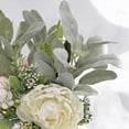 thumbnail image 5 of Faux Lambs Ear Stems 5Pcs Flocked Artificial Greenery Solid Spray Fake Rabbit Ear Leaves for Home We, 5 of 5