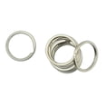 thumbnail image 1 of simhoa Stainless Steel Round Split Key Rings Chain Clasp Loop Findings DIY 35 mm, 1 of 7
