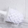 thumbnail image 4 of Cepillo de inodoro para colgar en la pared con mango largo Herramienta de limpieza para baño con base de almacenamiento perforada Inevent HA7878-03B, 4 of 6
