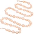 thumbnail image 1 of Wood Bead Garland Extra-Large Wooden Beads Garland 7-ft Wooden Bead Garland Decor Farmhouse Wooden Beaded Garland for Christmas Tree, 1 of 9