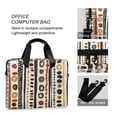 thumbnail image 4 of FORMRS 16" Laptop Bag Carrying Sleeve Case with Handle Travel Shoulder Briefcase, Black Abstract Dots, 4 of 8
