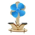thumbnail image 2 of Solar Fans Panel Intelligence Toy 3D Building Constuction Education DC Motor blue, 2 of 8