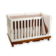 Seed Sprout - 3-Piece Gingham Crib Bedding Set, Brown