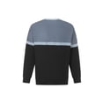 thumbnail image 3 of KelaJuan Men Casual Sweatshirts Contrast Color Lightweight Pullover Fall Long Sleeve Tracksuit Tops Streetwear, 3 of 6