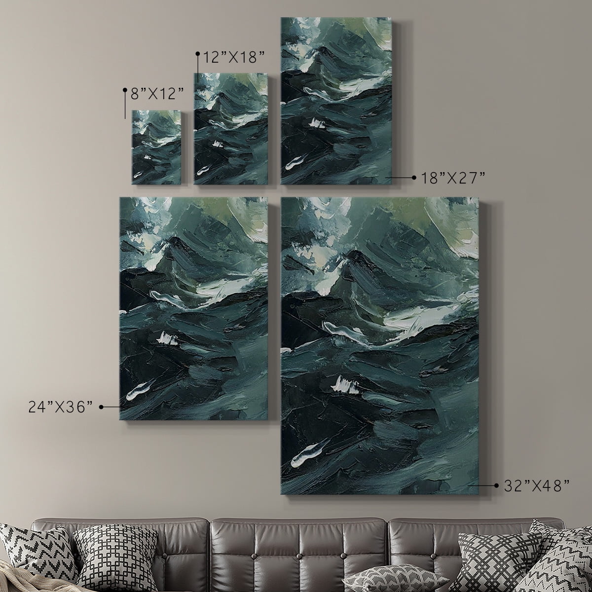 Lost in the Sea I Premium Gallery Wrapped Canvas - Ready to Hang