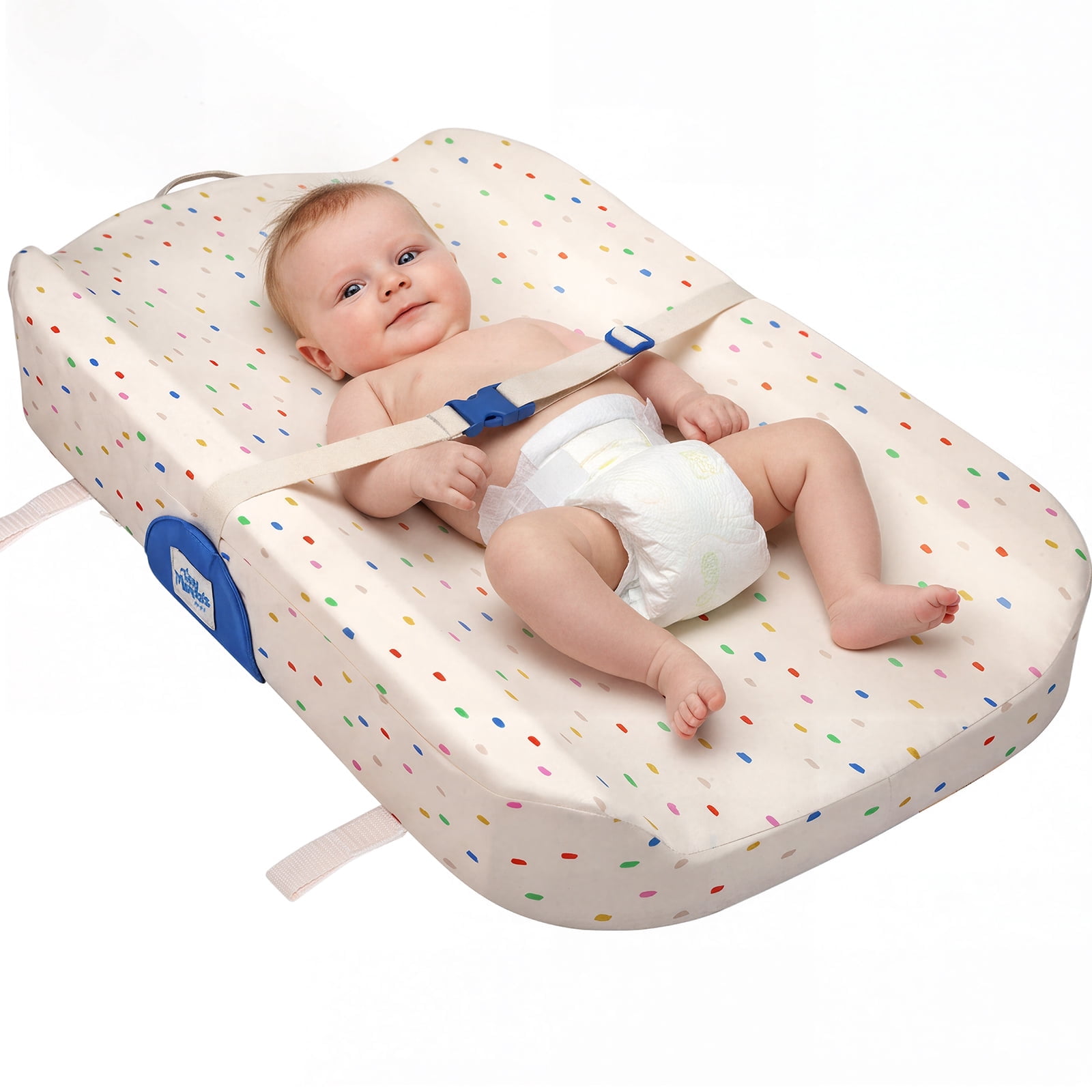 Tiny Marvels Baby Changing Pad, Waterproof, Non-Slip Base, Soft Contoured Design, Portable Changing Table Pad for Nursery & Travel