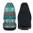 thumbnail image 4 of Uorisanigo Car Seat Cover Sets 2 Pcs Highback Auto Front Seat Protectors for Most Cars, SUVs, Sedan, Trucks, Vans Blue Aztec Horse Dreamcatcher Car Interior Seats Cushion Covers, 4 of 7