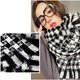 thumbnail image 4 of Bufandas para mujer, bufandas de invierno cálidas y acogedoras para mujer, bufandas gigantes con cuadros gruesos y suaves, elegantes, chal tipo capa, 4 of 6