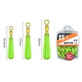 thumbnail image 6 of 1 Box Fishing Floats Seats Compact Size Water Drop Shape Good Sealing Sufficient Quantity Wide Application Anti-winding Silicone Fishing Float Rotation Buoy Seat Accessories Fishing Supplies, 6 of 7
