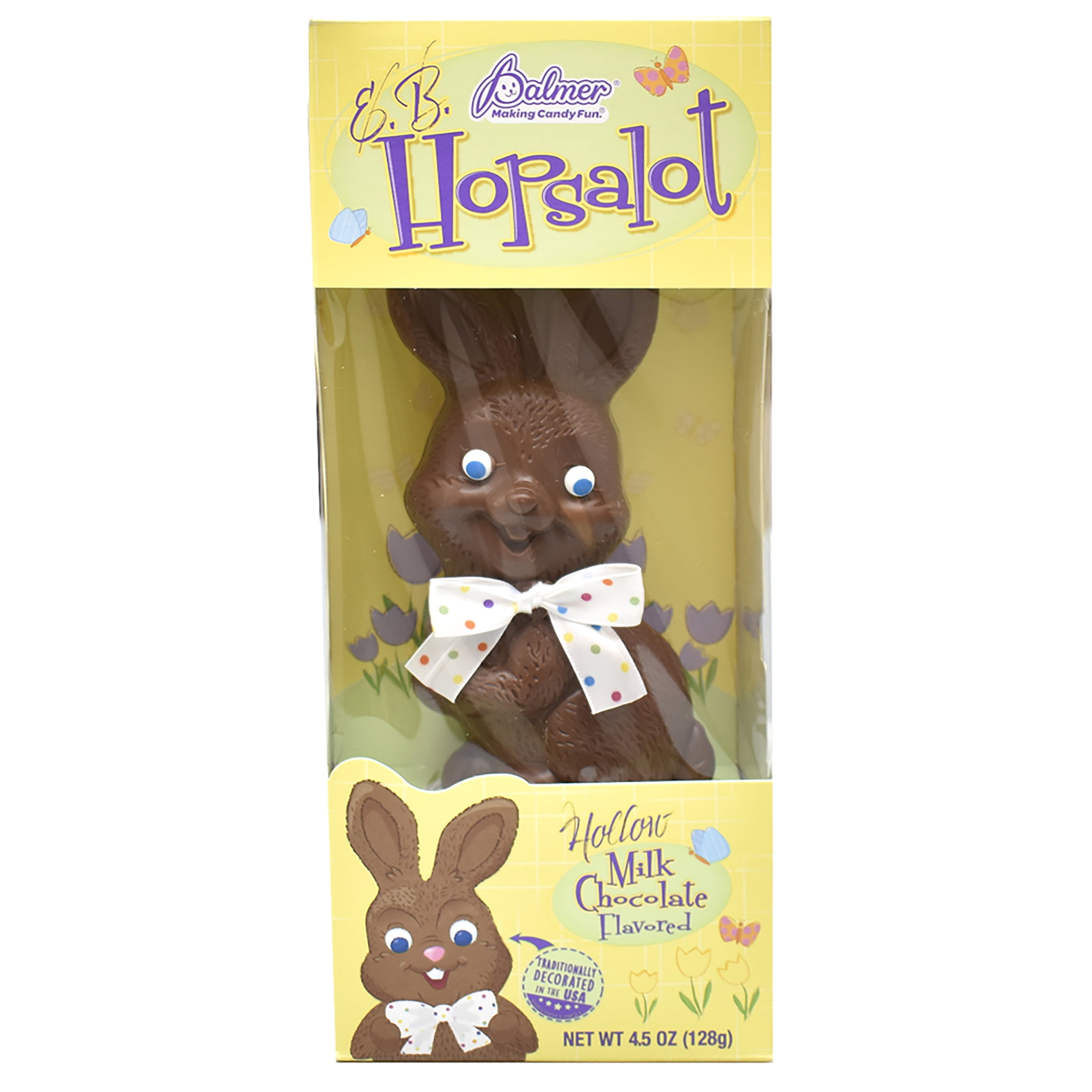 RM Palmer Peter Rabbit Hollow Milk Chocolate Easter Candy, 5 oz