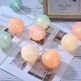 thumbnail image 3 of Sting Light Remote Control Lights Bedroom Decorative Bedroom Decorative Lights String Led Round Ball Colored Lights String Christmas Remote Control Lights Bedroom Decorative Lights, 3 of 8