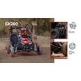 thumbnail image 5 of Coleman Powersports GK200 196cc Gas Powered Go-Kart, Two-Seater Off-Road Vehicle Up to 23 MPH, Rugged Suspension, Pull-Start Engine, Ages 13+, Red, 5 of 8