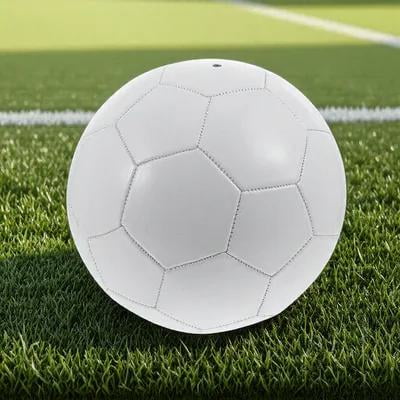 MEIBUTYUP 1Set Training Football PVC White Round Football for Soccer Practice for Fan Gear