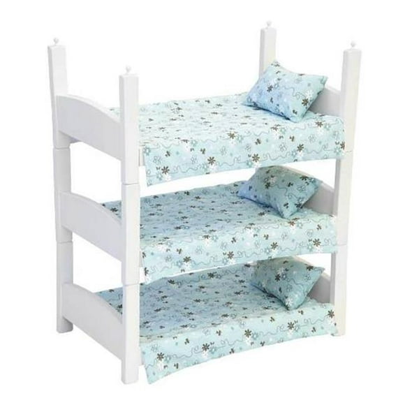 Wooden Stacking Beds, White