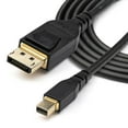 thumbnail image 3 of StarTech 3ft VESA Certified Mini DisplayPort 1.4 Cable DP14MDPMM1MB, 3 of 5