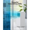 thumbnail image 4 of Garvee Portable Air Conditioner, 8000 BTU 3-In-1 AC Unit for Rooms up to 350 sq. ft., with Remote Control, White, 4 of 9