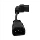 thumbnail image 5 of 4 Piezas 18 cm IEC 320 90 Grados C13 3 Pines Hembra una C14 3 Pines Macho PDU Fuente de AlimentacióN Cable de ExtensióN para Computadora LED HDTV Monitor y EscáNer, 5 of 5
