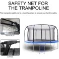 thumbnail image 4 of 1 Ensemble de Filet de Sécurité de Remplacement pour Trampoline Filet de Clôture Respirant et Résistant aux Intempéries avec Sangles, 4 of 8