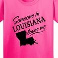 thumbnail image 4 of Inktastic Someone in Louisiana Loves Me Youth T-Shirt, 4 of 5