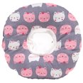 thumbnail image 1 of CAROOTU Adjustable Cat Recovery Collar Soft Plush Elizabethan Collar with Movable Buckle Protective Cone After Surgery for Dogs, 1 of 6