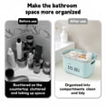 thumbnail image 3 of Blue Divided Bathtub Basket Organizer for Efficient Bath Time Storage, 3 of 7